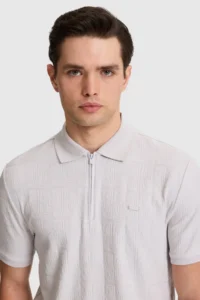 US Polo Assn. Men Light Gray T-Shirt - Image 2