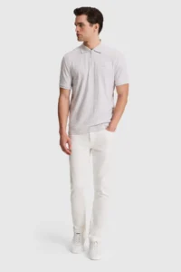 US Polo Assn. Men Light Gray T-Shirt - Image 4