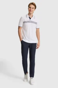 US Polo Assn. Men WHITE Regular Fit Polo Shirt Collar T-Shirt - Image 4