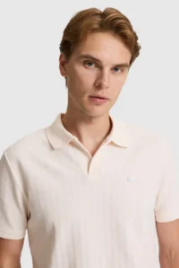 US Polo Assn. Men Cream T-Shirt - Image 2