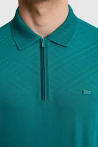 US Polo Assn. Men dark Green Regular Fit Polo Shirt Collar T-Shirt - Image 6