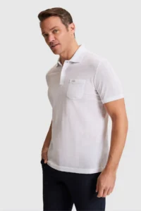 US Polo Assn. Men WHITE Regular Fit Polo Shirt Collar T-Shirt - Image 3