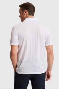 US Polo Assn. Men WHITE Regular Fit Polo Shirt Collar T-Shirt - Image 5