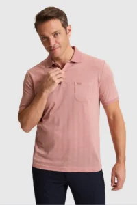 US Polo Assn. Men Powder PINK Regular Fit Polo Shirt Collar T-Shirt - Image 3