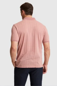 US Polo Assn. Men Powder PINK Regular Fit Polo Shirt Collar T-Shirt - Image 5