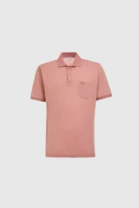 US Polo Assn. Men Powder PINK Regular Fit Polo Shirt Collar T-Shirt - Image 7