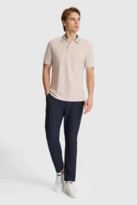 US Polo Assn. Men Stone Regular Fit Polo Shirt Collar T-Shirt - Image 4