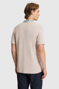US Polo Assn. Men Stone Regular Fit Polo Shirt Collar T-Shirt - Image 5