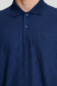US Polo Assn. Men Light NAVY Regular Fit Polo Shirt Collar T-Shirt - Image 6