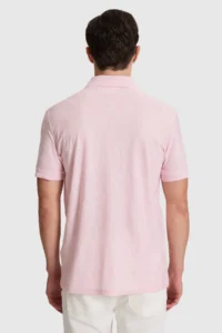 US Polo Assn. Men Light PINK Regular Fit Polo Shirt Collar T-Shirt - Image 5