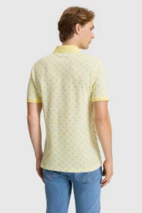 US Polo Assn. Men Light YELLOW T-Shirt - Image 5
