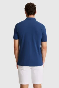US Polo Assn. Men Light NAVY Regular Fit Polo Shirt Collar T-Shirt - Image 5