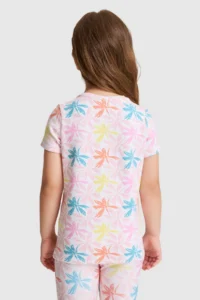 US Polo Assn. Girls' WHITE Crew Neck T-Shirt - Image 5