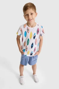 US Polo Assn. Boys' WHITE Crew Neck T-Shirt - Image 4