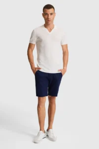 US Polo Assn. Men Cream Polo Shirt Collar Knitwear T-Shirt - Image 4