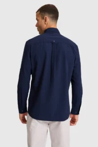 US Polo Assn. Men Light NAVY Long Sleeve Basic Shirt - Image 5