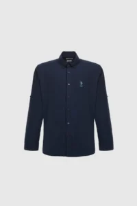 US Polo Assn. Men Light NAVY Long Sleeve Basic Shirt - Image 7