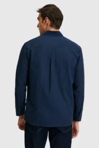 US Polo Assn. Men NAVY BLUE Long Sleeve Basic Shirt - Image 5