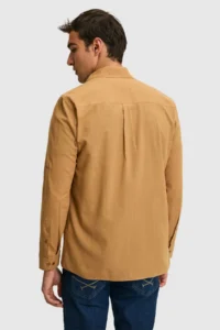 US Polo Assn. Men Coconut Long Sleeve Basic Shirt - Image 6