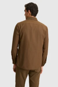 US Polo Assn. Men Brown Long Sleeve Basic Shirt - Image 5