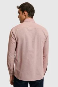 US Polo Assn. Men Cherry Long Sleeve Basic Shirt - Image 5