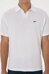 US Polo Assn. Men comfort Fit Wacky Collar WHITE T-Shirt - Image 6
