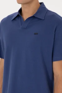 US Polo Assn. Men comfort Fit Wacky Collar Indigo T-Shirt - Image 7