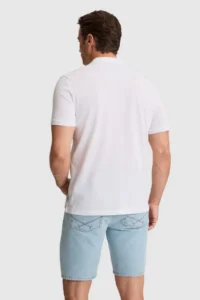 US Polo Assn. Men WHITE Regular Fit Polo Shirt Collar Basic T-Shirt - Image 5