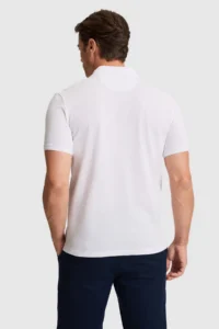 US Polo Assn. Men WHITE Regular Fit Polo Shirt Collar Basic T-Shirt - Image 5