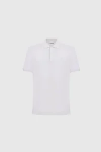 US Polo Assn. Men WHITE Regular Fit Polo Shirt Collar Basic T-Shirt - Image 7