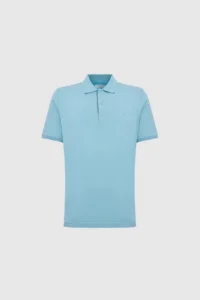 US Polo Assn. Men BLUE Regular Fit Polo Shirt Collar Basic T-Shirt - Image 7