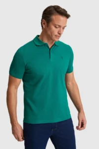US Polo Assn. Men dark Green Regular Fit Polo Shirt Collar Basic T-Shirt