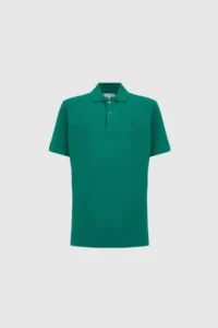 US Polo Assn. Men dark Green Regular Fit Polo Shirt Collar Basic T-Shirt - Image 7