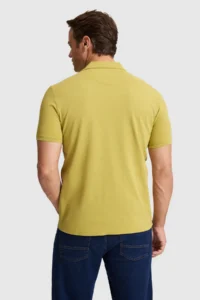 US Polo Assn. Men Mustard Regular Fit Polo Shirt Collar Basic T-Shirt - Image 5