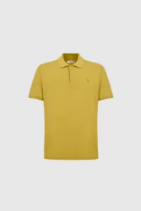 US Polo Assn. Men Mustard Regular Fit Polo Shirt Collar Basic T-Shirt - Image 7