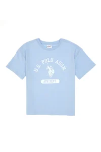 US Polo Assn. Boys' BLUE Crew Neck T-Shirt - Image 2