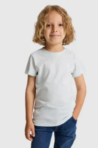 US Polo Assn. Boys' Water Green Crew Neck Basic T-Shirt