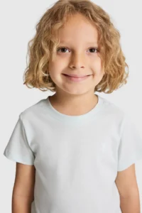 US Polo Assn. Boys' Water Green Crew Neck Basic T-Shirt - Image 2