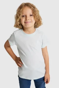 US Polo Assn. Boys' Water Green Crew Neck Basic T-Shirt - Image 3