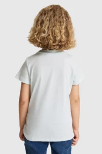 US Polo Assn. Boys' Water Green Crew Neck Basic T-Shirt - Image 5