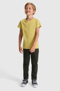 US Polo Assn. Boys' Green Crew Neck Basic T-Shirt - Image 4