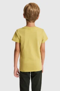 US Polo Assn. Boys' Green Crew Neck Basic T-Shirt - Image 5