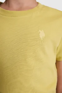 US Polo Assn. Boys' Green Crew Neck Basic T-Shirt - Image 6