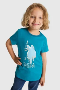 US Polo Assn. Boys' Petrol Crew Neck T-Shirt