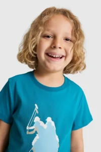 US Polo Assn. Boys' Petrol Crew Neck T-Shirt - Image 2