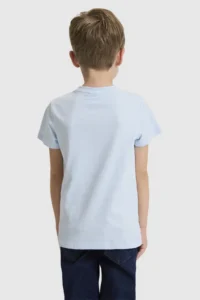 US Polo Assn. Boys' Light BLUE Crew Neck T-Shirt - Image 5