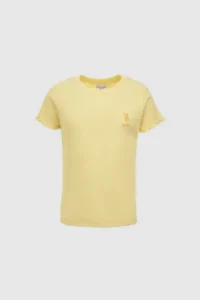 US Polo Assn. Girls' Crew Neck Light YELLOW Basic T-Shirt - Image 6