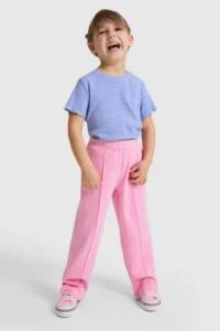 US Polo Assn. Girls' Crew Neck Purple Basic T-Shirt - Image 4