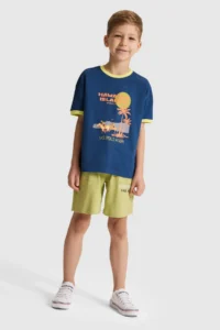 US Polo Assn. Boys' Light NAVY Crew Neck T-Shirt - Image 4