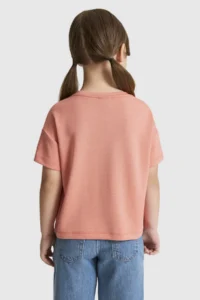 US Polo Assn. Girls' Salmon Crew Neck T-Shirt - Image 5